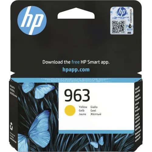 HP 963 Γνήσιο Μελάνι Εκτυπωτή InkJet Κίτρινο (3JA25AE)