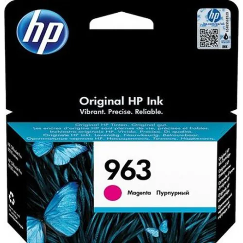 HP 963 Γνήσιο Μελάνι Εκτυπωτή InkJet Ματζέντα (3JA24AE)