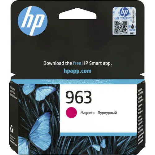 HP 963 Γνήσιο Μελάνι Εκτυπωτή InkJet Ματζέντα (3JA24AE)