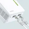 TP-LINK TL-WPA4220 v4 Powerline για Ασύρματη Σύνδεση Wi‑Fi 4 και 2 Θύρες Ethernet