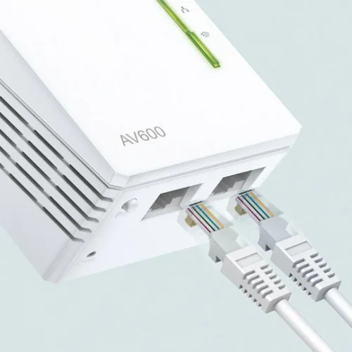 TP-LINK TL-WPA4220 v4 Powerline για Ασύρματη Σύνδεση Wi‑Fi 4 και 2 Θύρες Ethernet