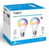 TP-LINK Smart Λάμπες Tapo L530E v1 LED 8.7W για Ντουί E27 RGBW 806lm Dimmable 2τμχ