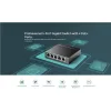TP-LINK TL-SG1005LP v2 Unmanaged L2 PoE+ Switch με 4 Θύρες Gigabit (1Gbps) Ethernet