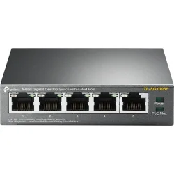 TP-LINK TL-SG1005P v2 Unmanaged L2 PoE Switch με 5 Θύρες Ethernet