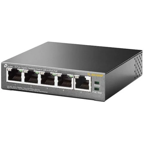 TP-LINK TL-SG1005P v2 Unmanaged L2 PoE Switch με 5 Θύρες Ethernet