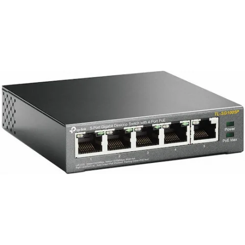 TP-LINK TL-SG1005P v2 Unmanaged L2 PoE Switch με 5 Θύρες Ethernet