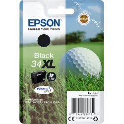 Epson 34XL Γνήσιο Μελάνι Εκτυπωτή InkJet Μαύρο (C13T34714010)