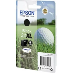 Epson 34XL Γνήσιο Μελάνι Εκτυπωτή InkJet Μαύρο (C13T34714010)