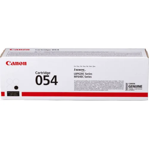 Canon 054 Γνήσιο Toner Laser Εκτυπωτή Μαύρο 1500 Σελίδων (3024C002)