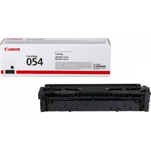 Canon 054 Γνήσιο Toner Laser Εκτυπωτή Μαύρο 1500 Σελίδων (3024C002)