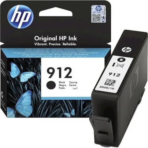 HP 912 Γνήσιο Μελάνι Εκτυπωτή InkJet Μαύρο (3YL80AE)