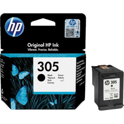 HP 305 Γνήσιο Μελάνι Εκτυπωτή InkJet Μαύρο (3YM61AE)