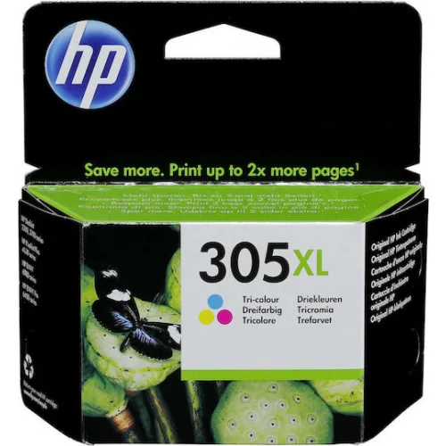 HP 305XL Γνήσιο Μελάνι Εκτυπωτή InkJet Πολλαπλό (Color) (3YM63AE)