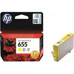 HP 655 Γνήσιο Μελάνι Εκτυπωτή InkJet Κίτρινο (CZ112AE)