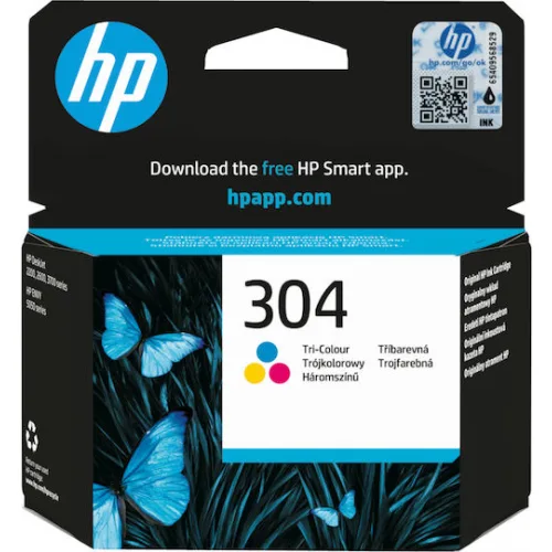 HP 304 Γνήσιο Μελάνι Εκτυπωτή InkJet Πολλαπλό (Color) (N9K05AE)
