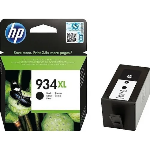 HP 934XL Γνήσιο Μελάνι Εκτυπωτή InkJet Μαύρο (C2P23AE)