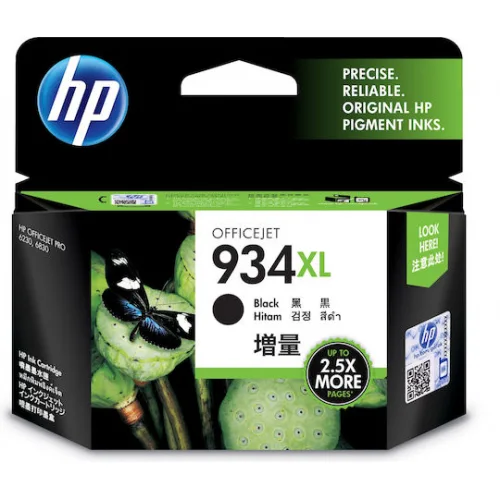 HP 934XL Γνήσιο Μελάνι Εκτυπωτή InkJet Μαύρο (C2P23AE)