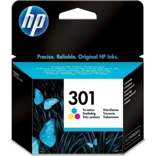 HP 301 Γνήσιο Μελάνι Εκτυπωτή InkJet Πολλαπλό (Color) (CH562EE)