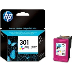 HP 301 Γνήσιο Μελάνι Εκτυπωτή InkJet Πολλαπλό (Color) (CH562EE)