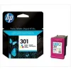 HP 301 Γνήσιο Μελάνι Εκτυπωτή InkJet Πολλαπλό (Color) (CH562EE)
