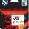 HP 650 Γνήσιο Μελάνι Εκτυπωτή InkJet Πολλαπλό (Color) (CZ102AE)