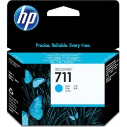 HP 711 Γνήσιο Μελάνι Εκτυπωτή InkJet Κυανό (CZ130A)