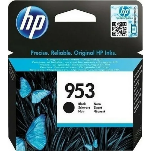 HP 953 Γνήσιο Μελάνι Εκτυπωτή InkJet Μαύρο (L0S58AE)