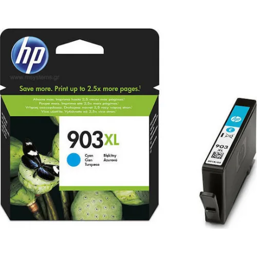 HP 903XL Γνήσιο Μελάνι Εκτυπωτή InkJet Κυανό (T6M03AE)