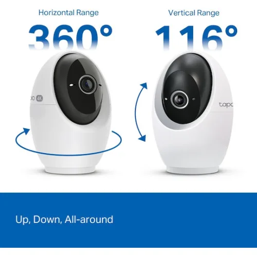 TP-LINK Tapo C260 v1 IP Κάμερα Παρακολούθησης Wi-Fi 4K με Αμφίδρομη Επικοινωνία και Φακό 4.3mm