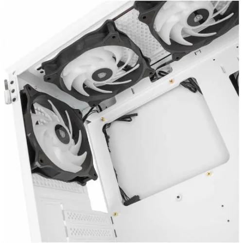 Kolink Observatory HF Glass ARGB Gaming Midi Tower Κουτί Υπολογιστή με Πλαϊνό Παράθυρο Λευκό