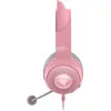 Razer Kraken Kitty V2 Over Ear Gaming Headset με σύνδεση USB Quartz