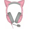 Razer Kraken Kitty V2 Over Ear Gaming Headset με σύνδεση USB Quartz