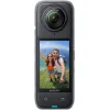 Insta360 X4 Action Camera 8K Λήψης 360° Υποβρύχια με Οθόνη Αφής 2.5" και Wi-Fi Μαύρη