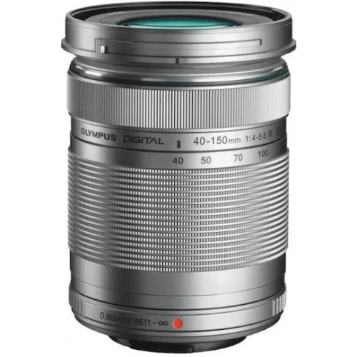 Olympus Full Frame Φωτογραφικός Φακός OM System M.Zuiko Digital ED 40-150mm F4.0-5.6 R για Micro Four Thirds (MFT) Mount Ασημί