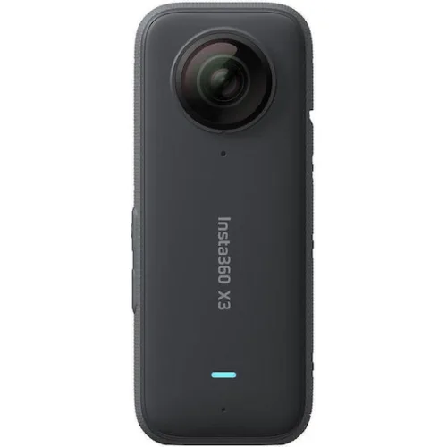 Insta360 X3 Action Camera 5K Λήψης 360° Υποβρύχια με Οθόνη Αφής 2.29" και Wi-Fi Μαύρη