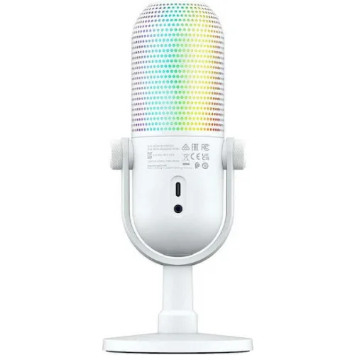 Razer Seiren V3 Chroma Δυναμικό Μικρόφωνο USB Επιτραπέζιο για Studio σε Λευκό Χρώμα