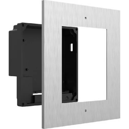 Hikvision Πρόσοψη για Μπουτονιέρα Θυροτηλεφώνου για Χωνευτή Τοποθέτηση 1 Module
