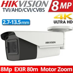 Hikvision DS-2CE19U1T-IT3ZF CCTV Κάμερα Παρακολούθησης 4K Αδιάβροχη με Φακό 2.7-13.5mm