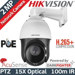 Hikvision DS-2DE4215IW-DE(T5) IP Κάμερα Παρακολούθησης Full HD 1080p Αδιάβροχη με Φακό 2.8mm