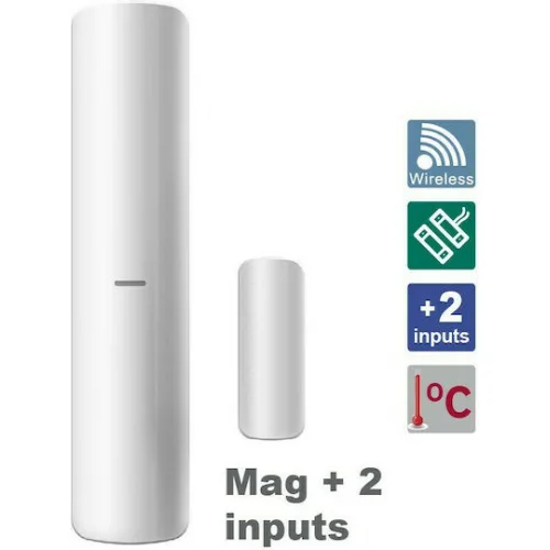 Hikvision Αισθητήρας Πόρτας/Παραθύρου Μπαταρίας σε Λευκό Χρώμα DS-PDMC-EG2-WE
