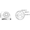 Hikvision HWI-T240HA IP Κάμερα Παρακολούθησης Full HD+ 4MP Αδιάβροχη με Ηχείο και Φακό 2.8mm