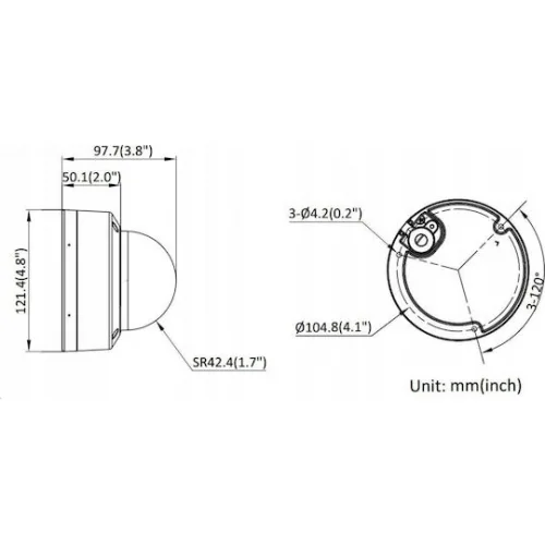 Hikvision DS-2CD2147G2H-LI(SU) IP Κάμερα Παρακολούθησης Full HD+ 4MP Αδιάβροχη με Μικρόφωνο και Φακό 2.8mm