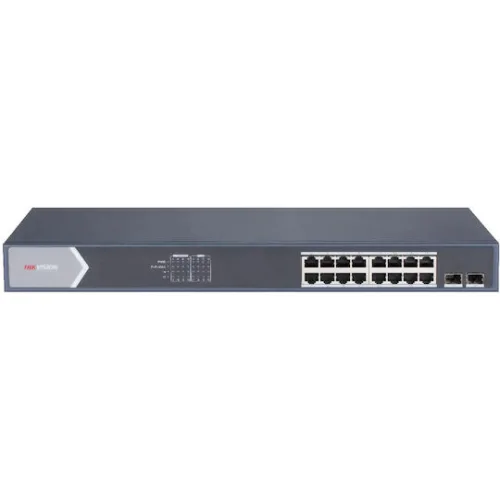 Hikvision DS-3E1518P-SI Managed L2 PoE+ Switch με 16 Θύρες Gigabit (1Gbps) Ethernet και 2 SFP Θύρες