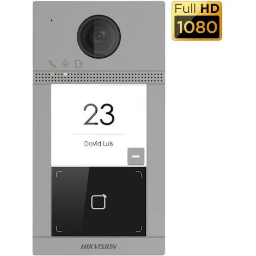 Hikvision Σετ Θυροτηλεόρασης Wi-Fi Ασημί