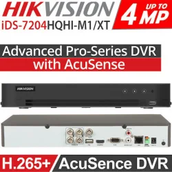Hikvision Καταγραφικό DVR 2 Καναλιών με Ανάλυση Full HD+ iDS-7204HQHI-M1/XT(STD)