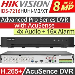 Hikvision Καταγραφικό DVR με Ανάλυση 4K iDS-7216HUHI-M2/X/4A
