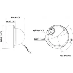 Hikvision DS-2CD2146G2-ISU IP Κάμερα Παρακολούθησης Full HD+ 4MP Αδιάβροχη με Μικρόφωνο και Φακό 2.8mm