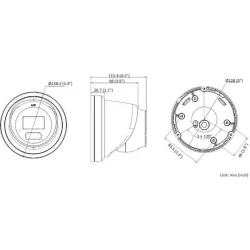 Hikvision DS-2CD2386G2H-IU(eF) IP Κάμερα Παρακολούθησης 4K Αδιάβροχη με Μικρόφωνο και Φακό 2.8mm