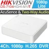 Hikvision Καταγραφικό DVR 4 Καναλιών με Ανάλυση Full HD DS-7104HGHI-M1/T