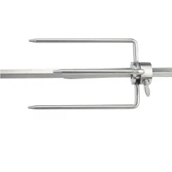 Bormann BBQ1260 Ανοξείδωτη Σούβλα Ψησταριάς για Αρνί με Μοτέρ 100cm